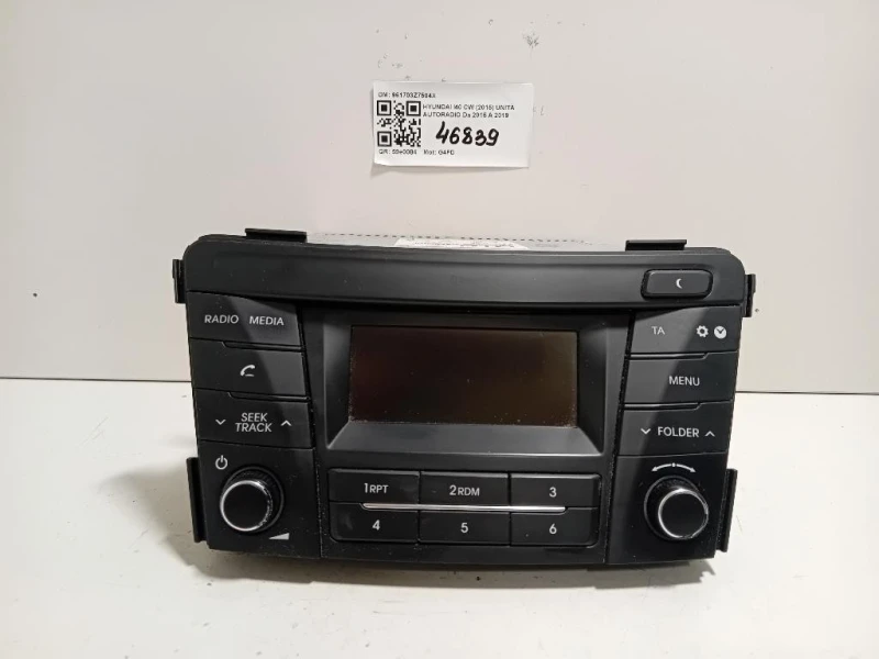 Unità Autoradio 961703Z7504X Hyundai I40 CW 2015