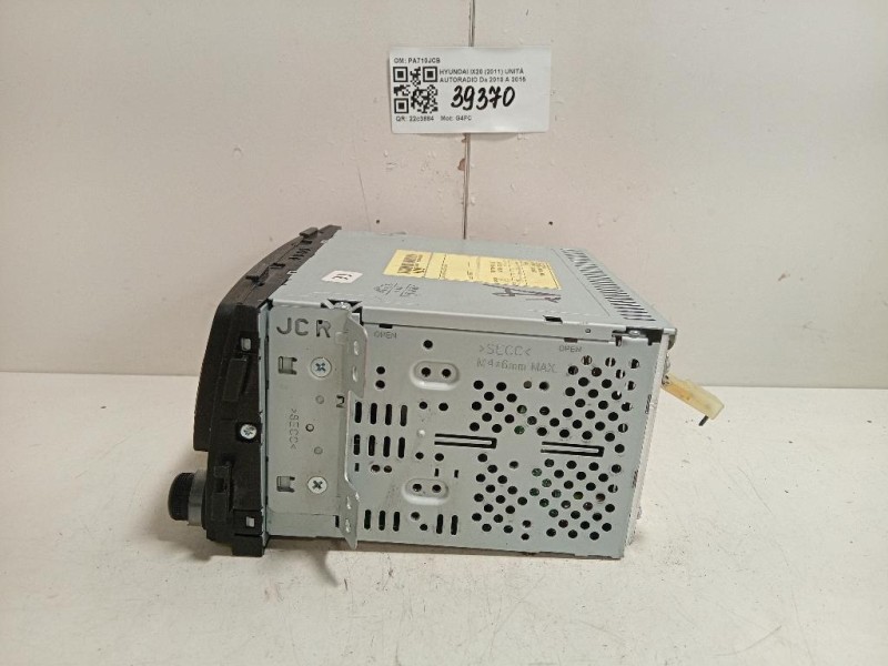Unità Autoradio PA710JCB Hyundai IX20 2011