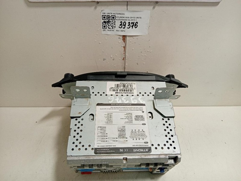 Unità Autoradio UNITÀ AUTORADIO Hyundai IX35 2013