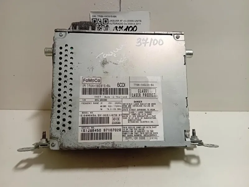 Unità Autoradio 7F6N-18C815-BA Jaguar XF I 2008