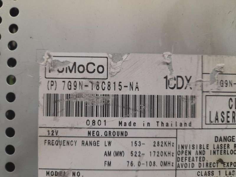 Unità Autoradio 7G9N18C815NA Jaguar XF I 2008