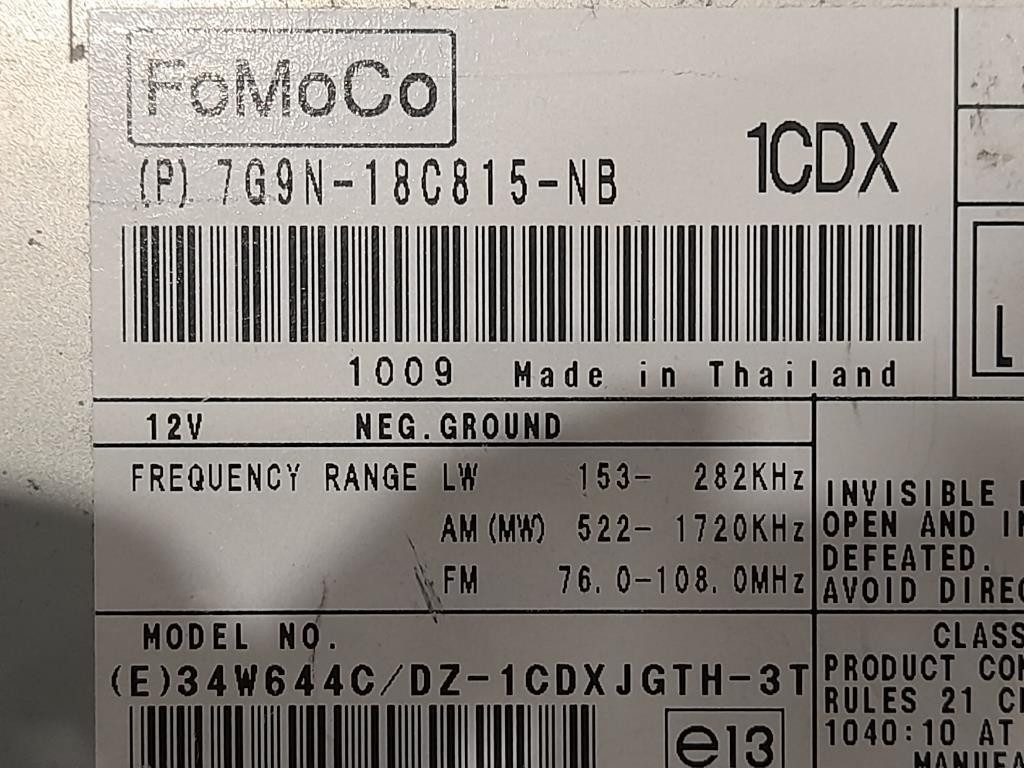 Unità Autoradio 8X23-14C512-AA Jaguar XF I 2008