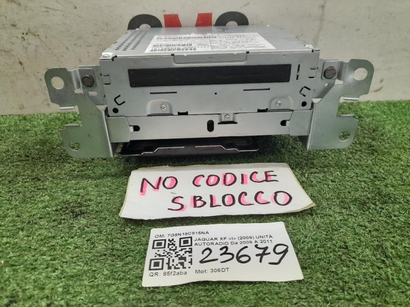 Unità Autoradio 7G9N18C815NA Jaguar XF I 2008