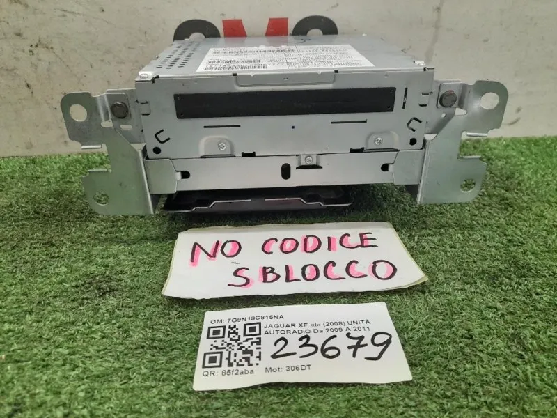 Unità Autoradio 7G9N18C815NA Jaguar XF I 2008