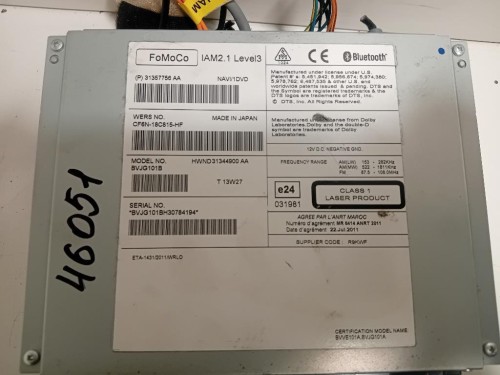 Unità Autoradio 31357756 Jaguar XF I 2011