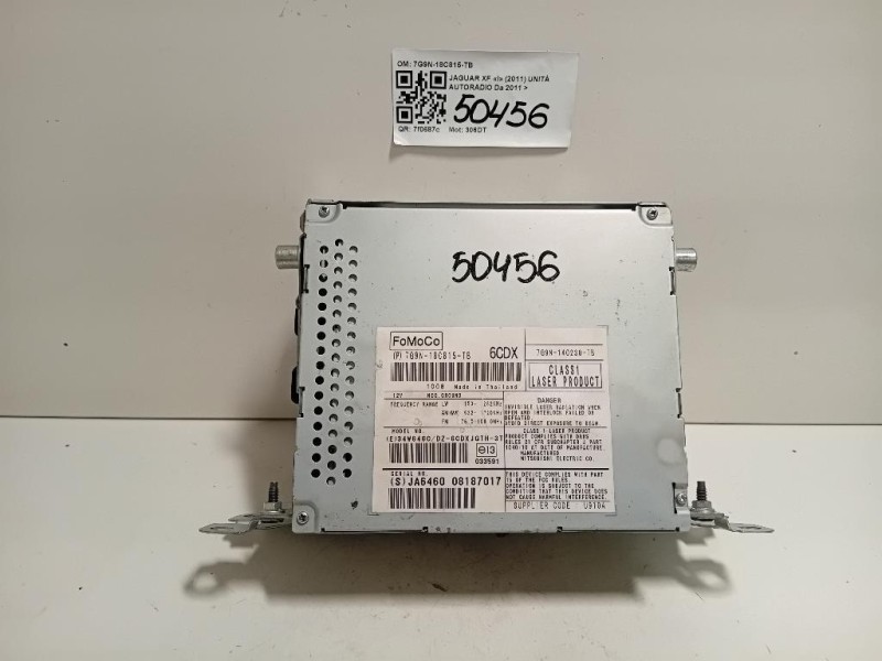 Unità Autoradio 7G9N-18C815-TB Jaguar XF I 2011