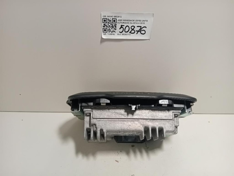 Unità Autoradio 6434C-BE2812 Jeep Renegade 2015