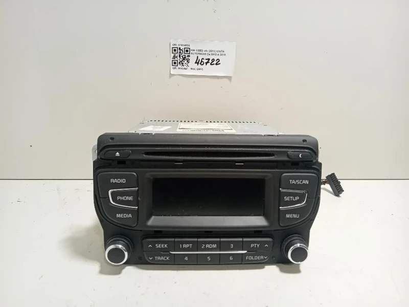 Unità Autoradio 61014035 Kia CEED II 2012