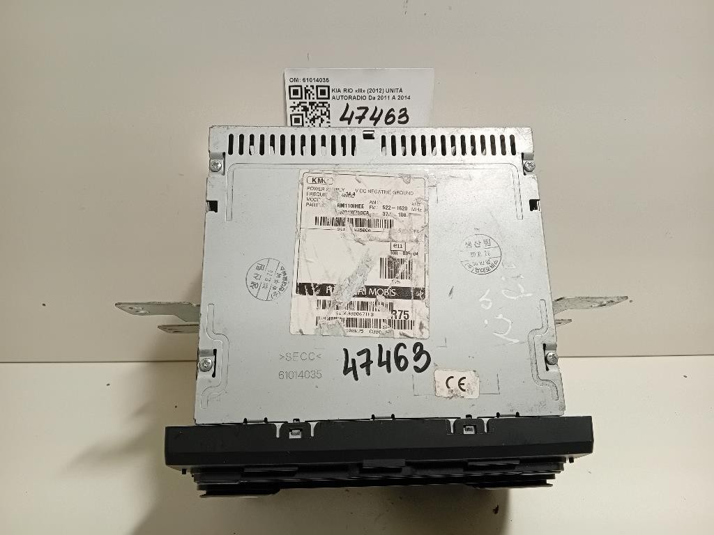 Unità Autoradio 61014035 Kia RIO III 2012