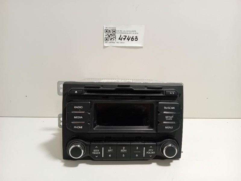Unità Autoradio 61014035 Kia RIO III 2012