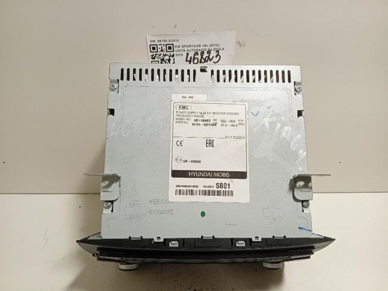 Unità Autoradio 96150-3U010 Kia Sportage III 2010