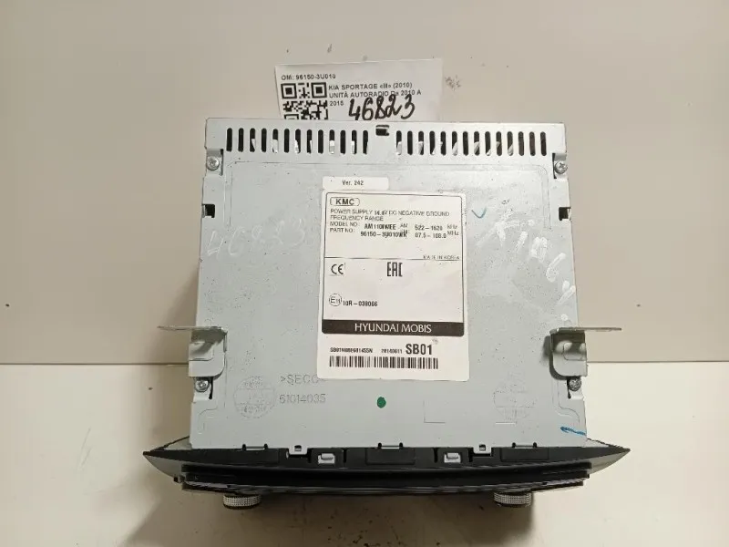 Unità Autoradio 96150-3U010 Kia Sportage III 2010