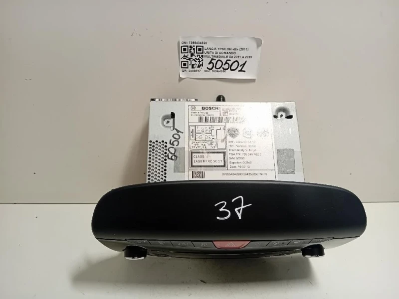Unità Autoradio 7355434820 Lancia Ypsilon III 2011