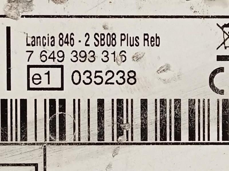 Unità Autoradio 7649393316 Lancia Ypsilon III 2011