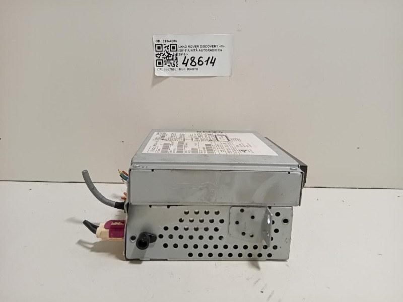 Unità Autoradio 31344886 Land Rover Discovery V 2016