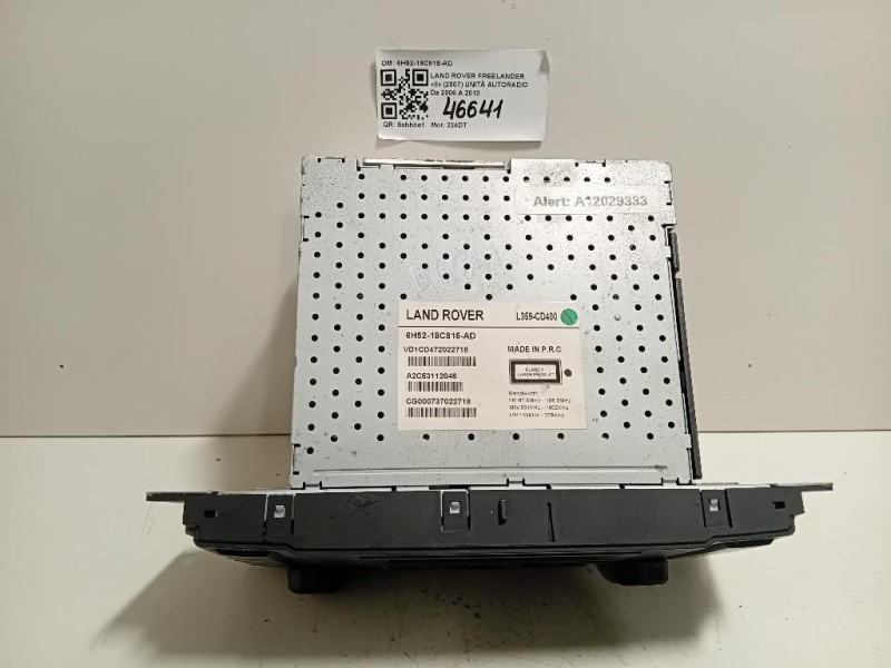Unità Autoradio 6H52-18C815-AD Land Rover Freelander II 2007