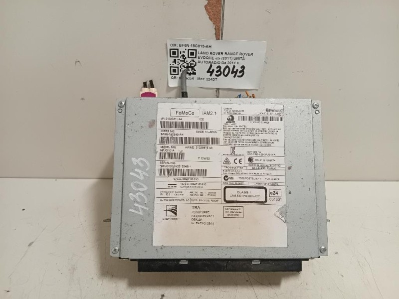 Unità Autoradio BF6N-18C815-AH Land Rover Range Rover Evoque I 2011