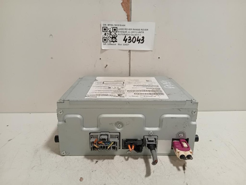Unità Autoradio BF6N-18C815-AH Land Rover Range Rover Evoque I 2011