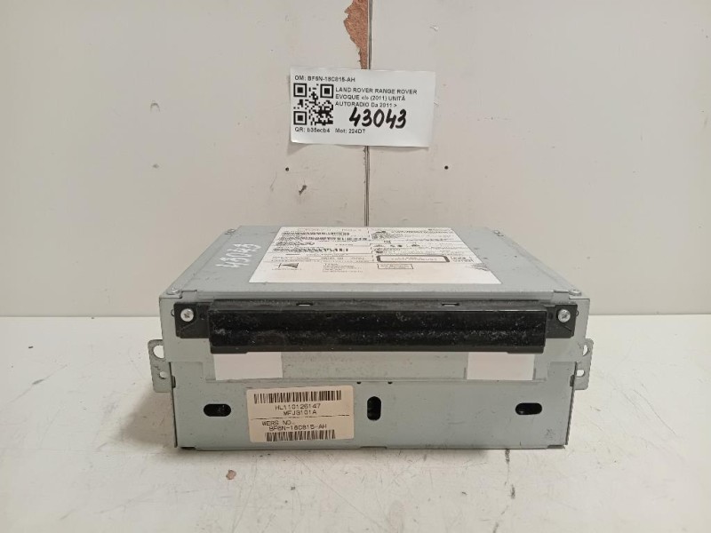 Unità Autoradio BF6N-18C815-AH Land Rover Range Rover Evoque I 2011