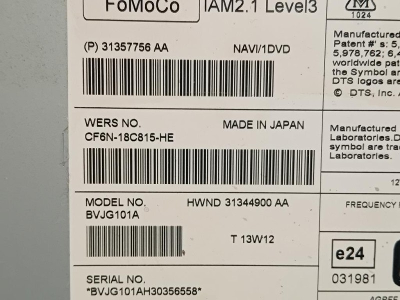 Unità Autoradio CF6N-18C815-HE Land Rover Range Rover Sport I 2005