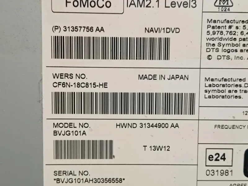 Unità Autoradio CF6N-18C815-HE Land Rover Range Rover Sport I 2005