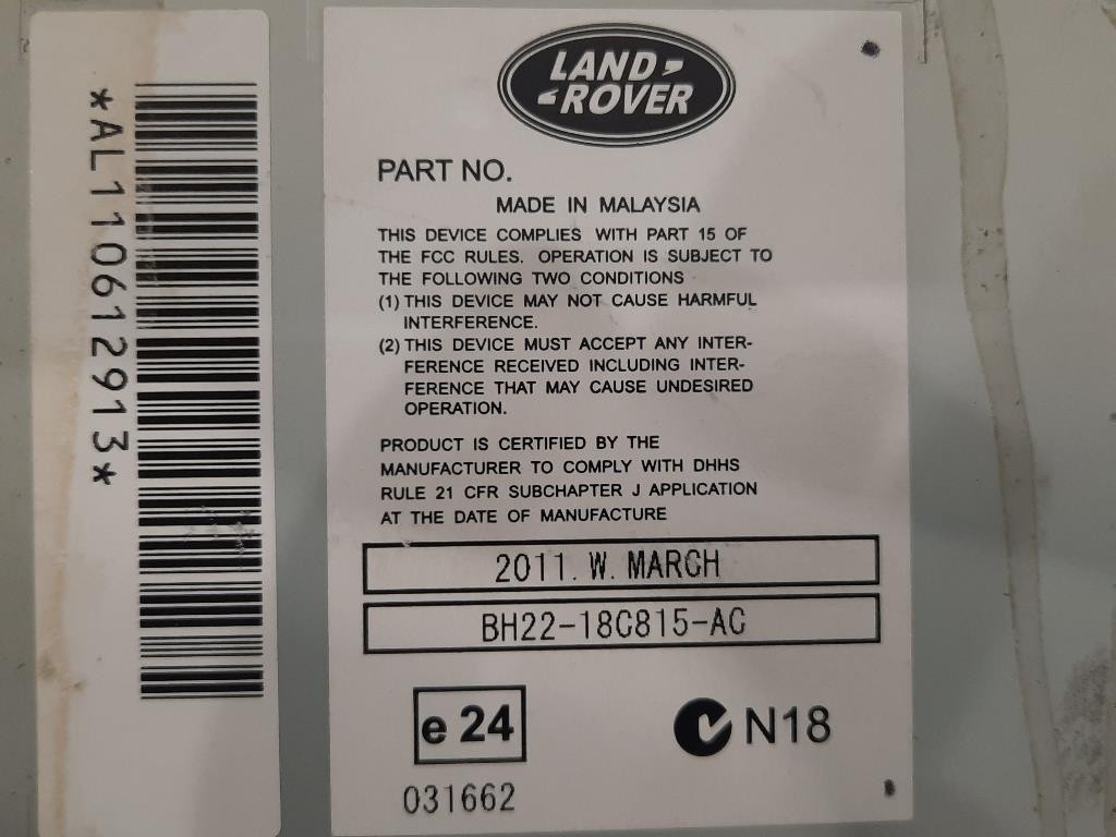 Unità Autoradio BH22-18C815-AC Land Rover Range Rover Sport I 2005