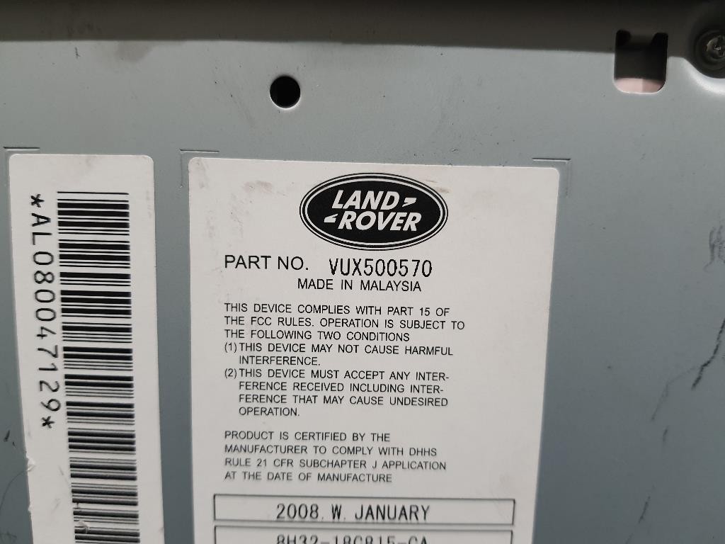 Unità Autoradio VUX500570 Land Rover Range Rover Sport I 2005