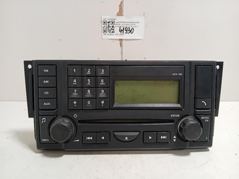 Unità Autoradio VUX500540 Land Rover Range Rover Sport III 2014
