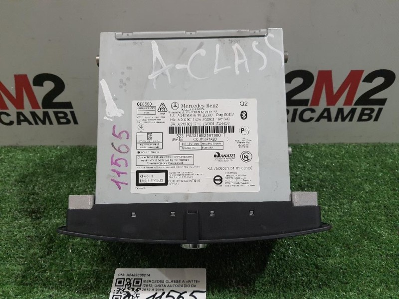 Unità Autoradio A2469008214 Mercedes Classe A W176 2013