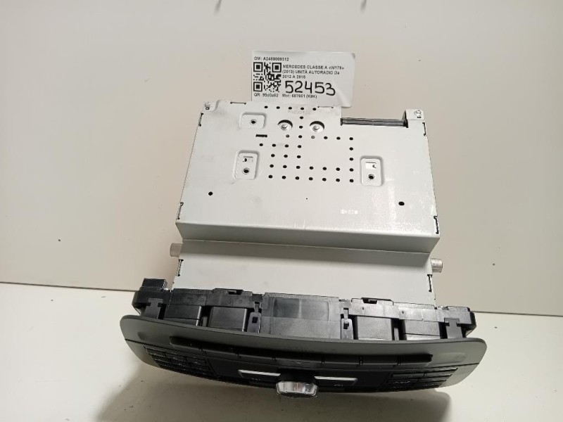 Unità Autoradio A2469009312 Mercedes Classe A W176 2013