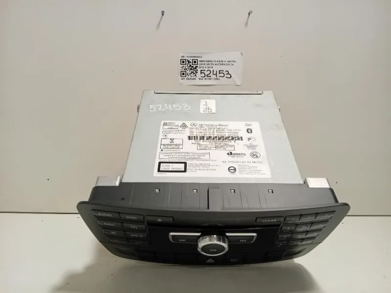Unità Autoradio A2469009312 Mercedes Classe A W176 2013