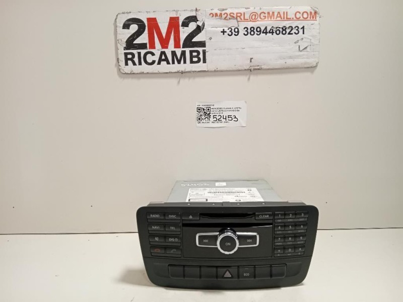 Unità Autoradio A2469009312 Mercedes Classe A W176 2013