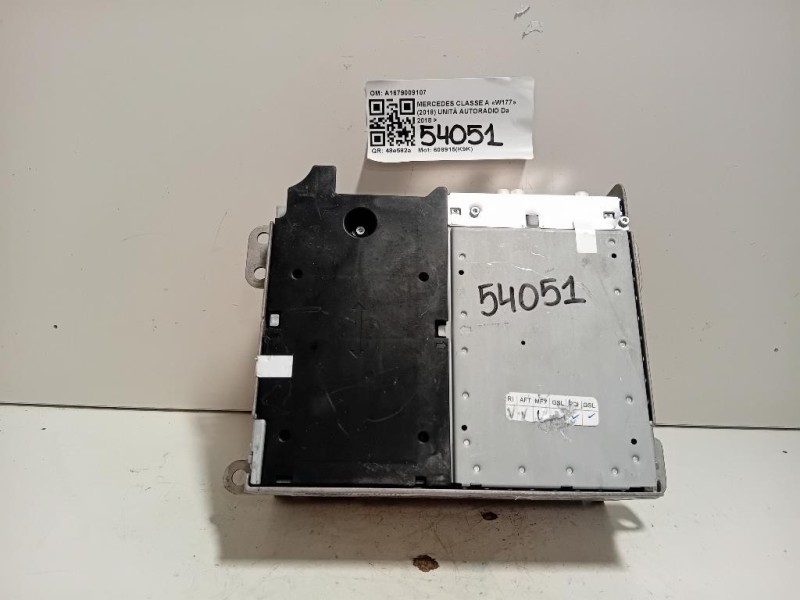 Unità Autoradio A1679009107 Mercedes Classe A W177 2018