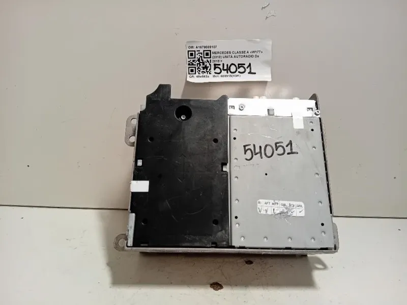 Unità Autoradio A1679009107 Mercedes Classe A W177 2018