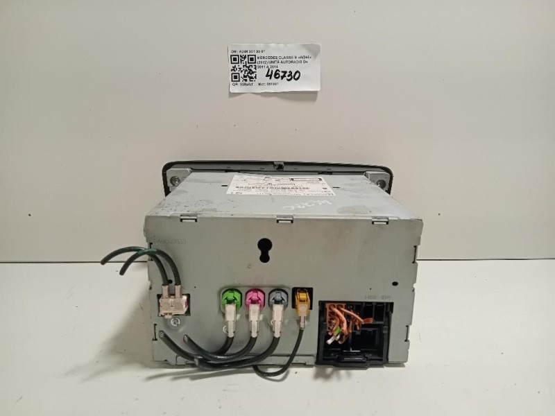 Unità Autoradio A246 901 99 01 Mercedes Classe B W246 2012