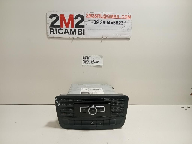 Unità Autoradio A246 901 99 01 Mercedes Classe B W246 2012