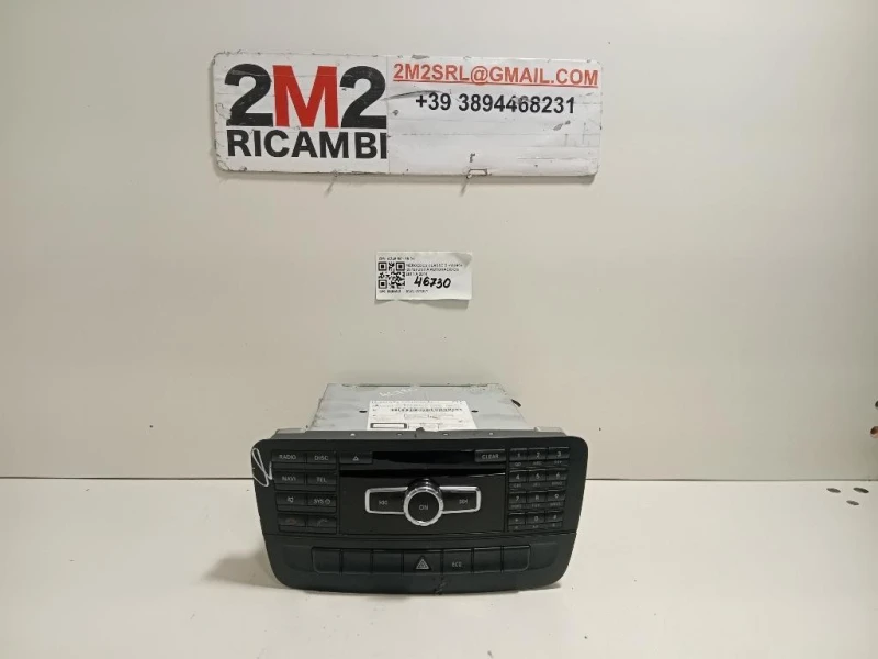 Unità Autoradio A246 901 99 01 Mercedes Classe B W246 2012
