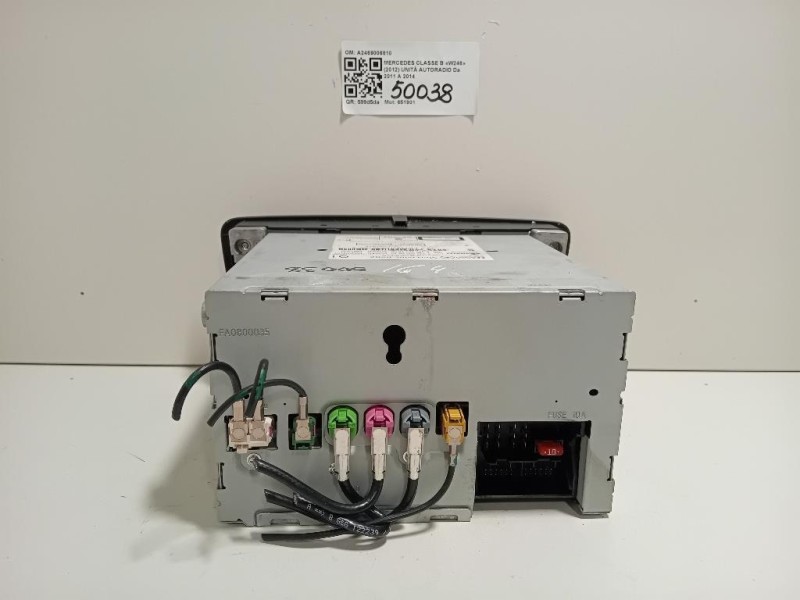 Unità Autoradio A2469006810 Mercedes Classe B W246 2012