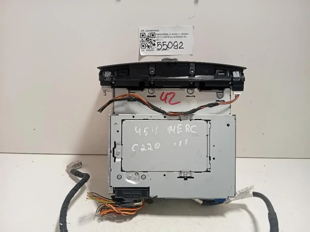 Unità Autoradio A2049005903 Mercedes Classe C W204 2011