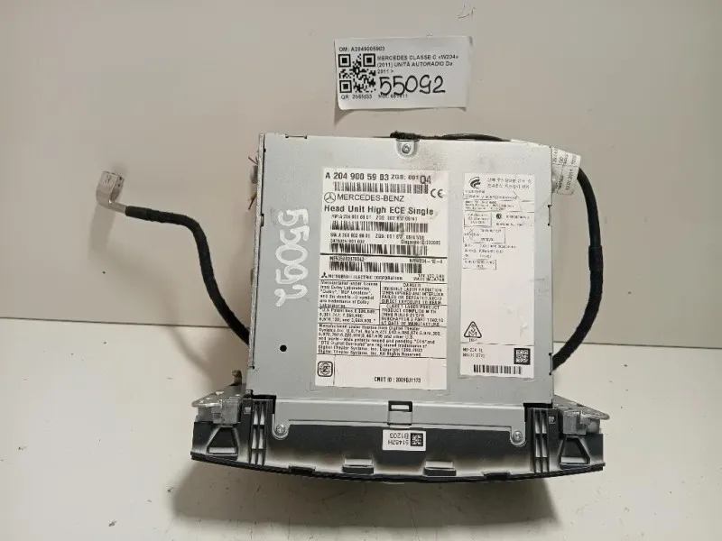 Unità Autoradio A2049005903 Mercedes Classe C W204 2011