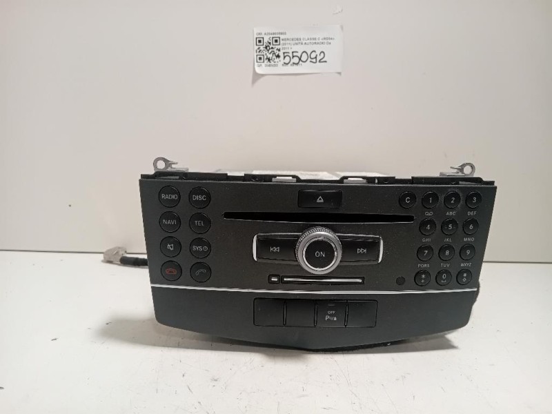 Unità Autoradio A2049005903 Mercedes Classe C W204 2011