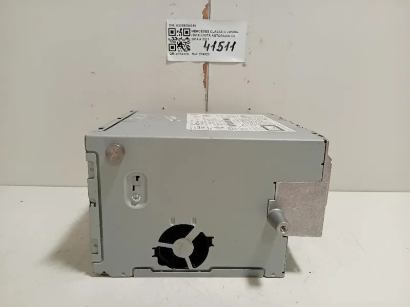 Unità Autoradio A2059004040 Mercedes Classe C W205 2014