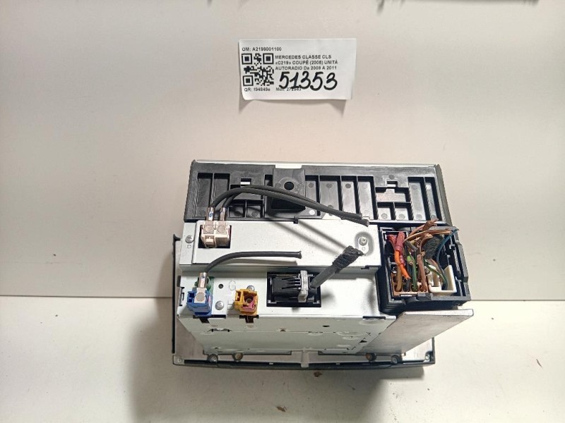 Unità Autoradio A2199001100 Mercedes Classe CLS C219 Coupé 2005