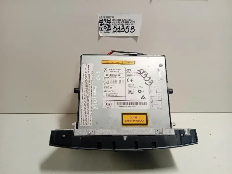Unità Autoradio A2199001100 Mercedes Classe CLS C219 Coupé 2005