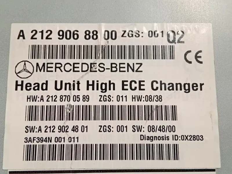 Unità Autoradio A2129068800 Mercedes Classe E C207 Coupé 2010