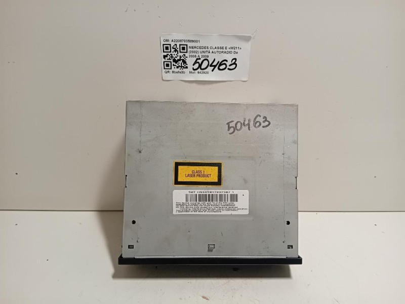 Unità Autoradio A2208703589001 Mercedes Classe E W211 2002