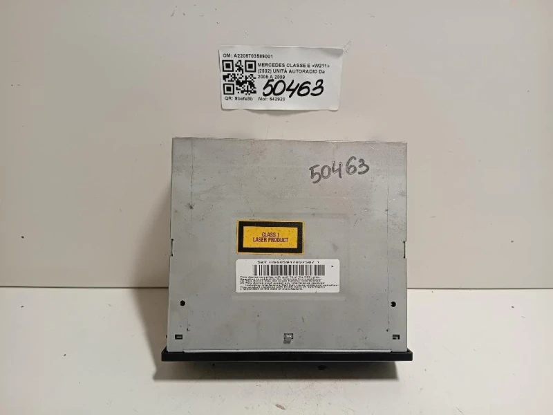 Unità Autoradio A2208703589001 Mercedes Classe E W211 2002