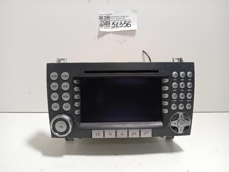 Unità Autoradio A1718202989 Mercedes Classe SLK R171 2004