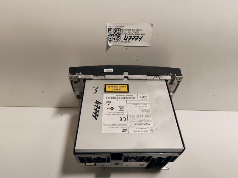 Unità Autoradio A1718704294 Mercedes Classe SLK R171 2004