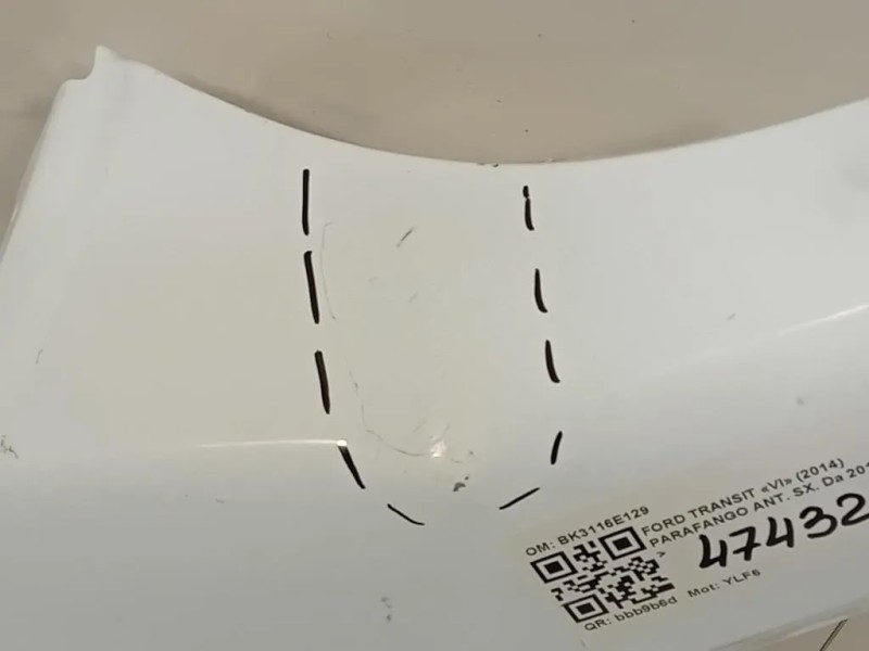 Parafango ANT SX BK3116E129 Ford Transit VI 2014